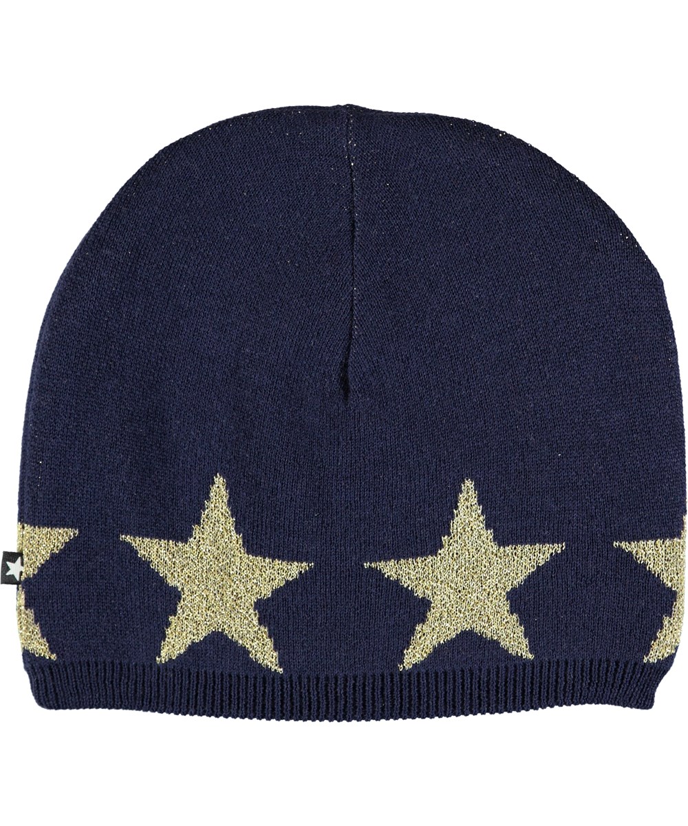 Colder - Evening Blue - Dark blue hat with stars