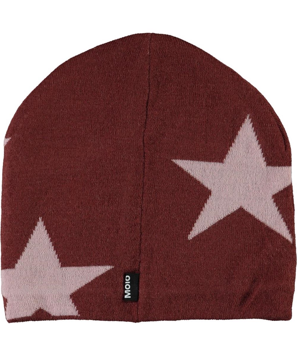 Colder - Rosewood - Dark red hat with stars 