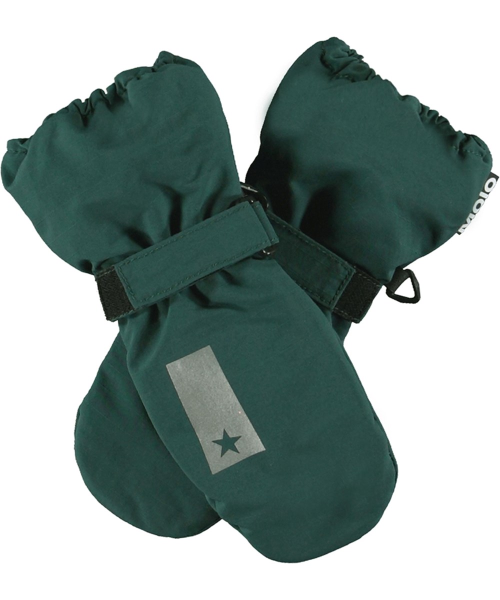 Igor - Ponderosa Pine - Dark green, waterproof and breathable mittens with 3M™ Thinsulate™ insulation.