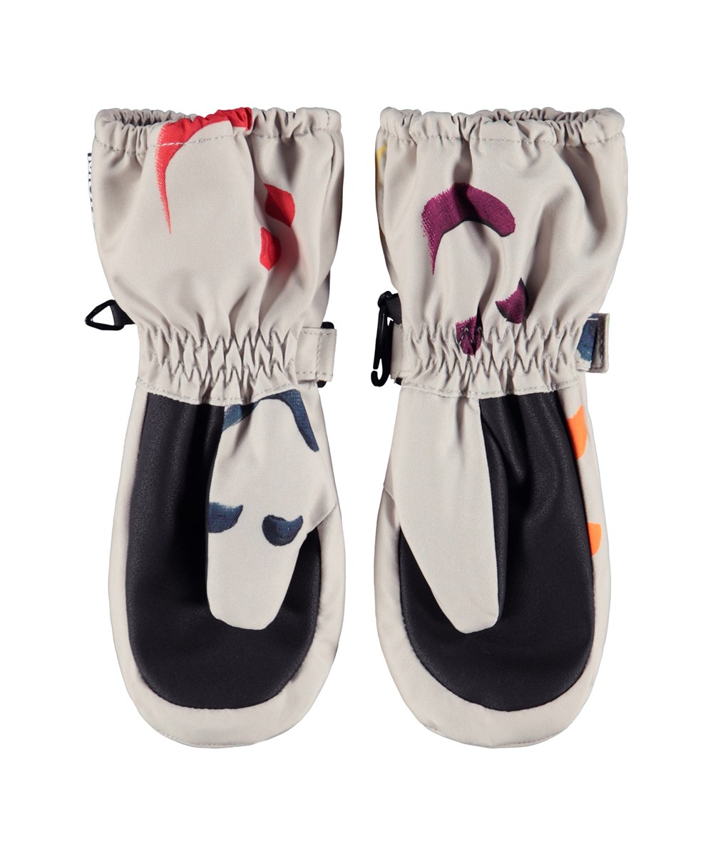 Igor - Rocky Dino - Waterproof and breathable mittens for children with dinosaur print and 3M™ Thinsulate™ insulation.