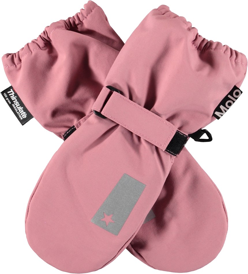 Igor - Velvet Rose - Recycled waterproof mittens in rose