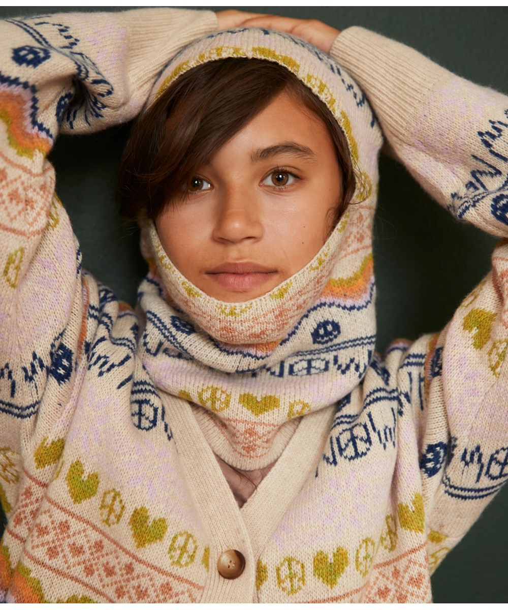 Kaisu - Peace Now Knit - Patterned wool balaclava