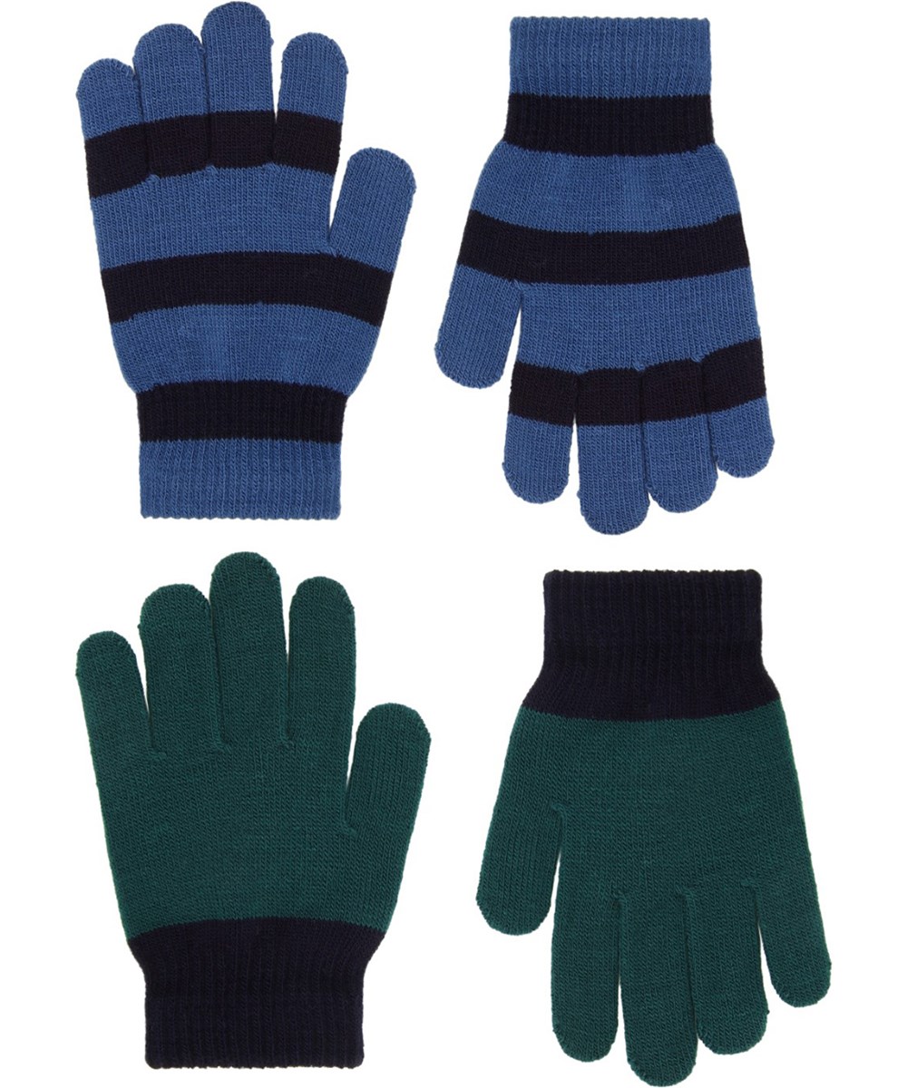 Kei - Ponderosa Pine - 2-pack of knitted gloves for children