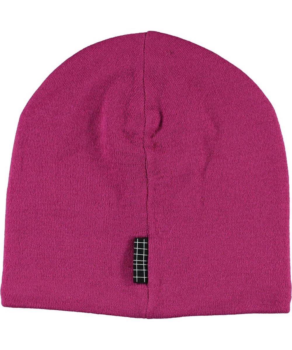 Kenzie - Wild Pink - Pink hat with smiley face