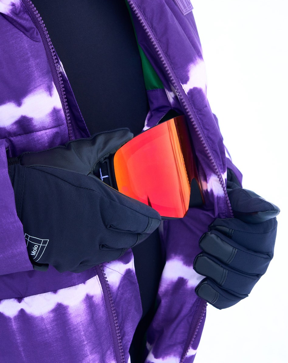 Mackenzie Pro - Black - Black waterproof and breathable ski gloves