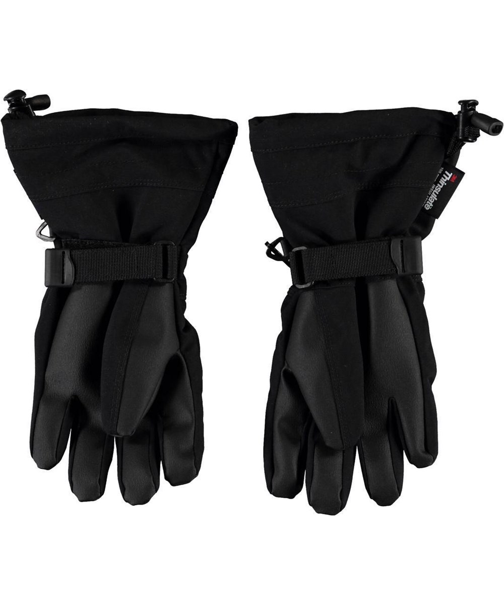 Mackenzie Pro - Black - Black waterproof and warm winter gloves
