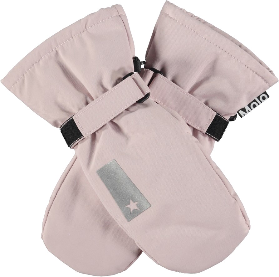 Mitzy - Berry Ice - Rose waterproof and breathable mittens