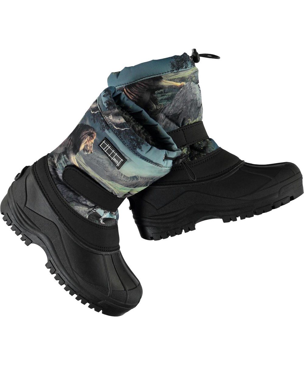 Driven - Creation - Winterstiefel mit Tieren-Druck