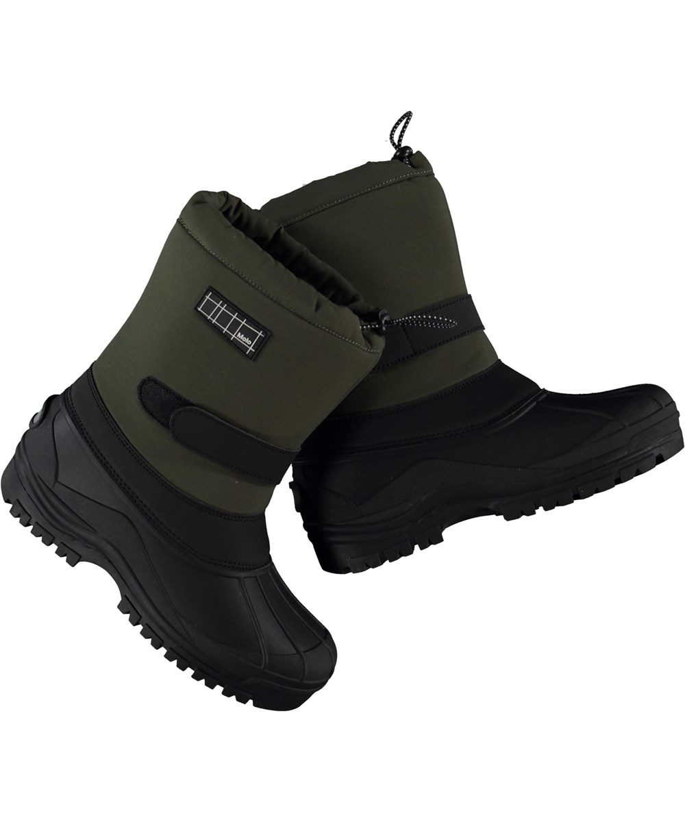 Driven - Forest - Recycelte grüne Winterstiefel