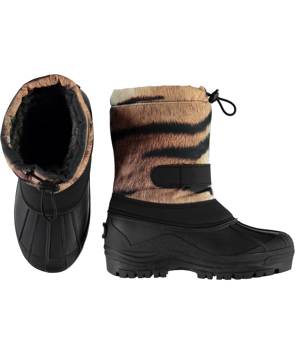 Driven - Wild Tiger - Winterstiefel mit Tiger-Druck