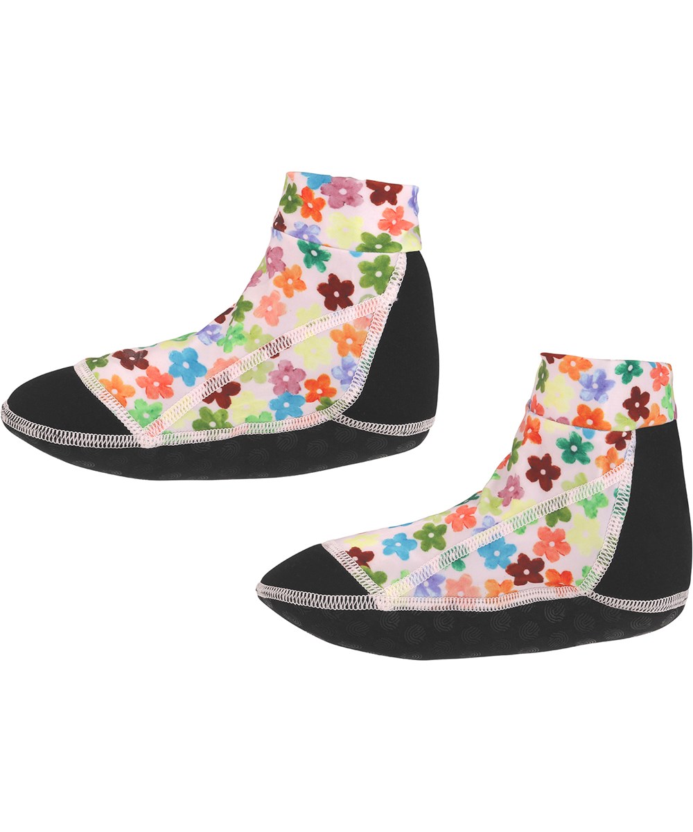 Zabi - Flower Petit - Mehrfarbige Badesocken aus Neopren mit Allover-Blumendruck