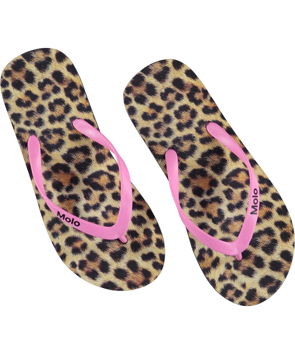 Zeppo - Jaguar - Leopard Flip-Flops