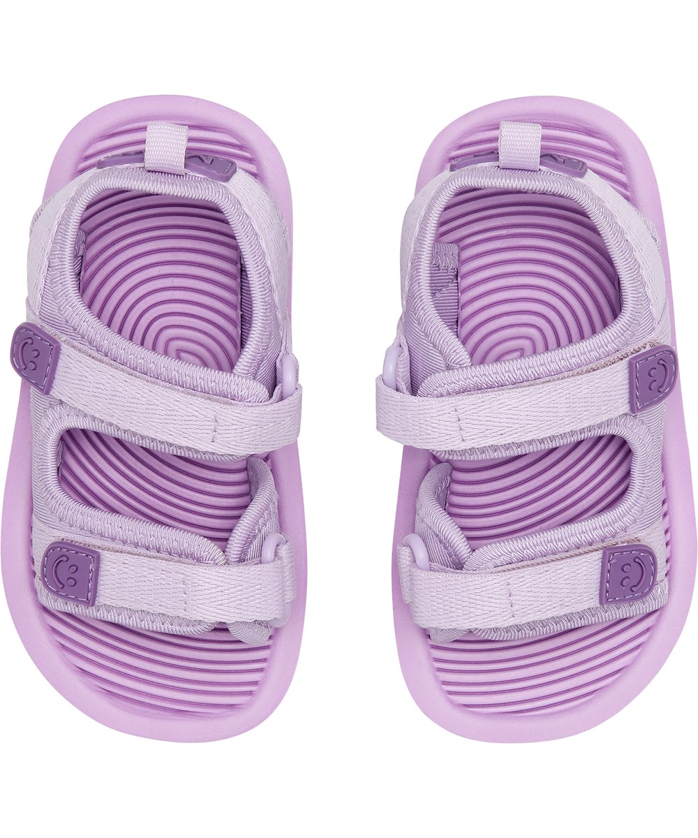 Zola - Lilac Pink - Lila Sandalen mit Klettverschluss