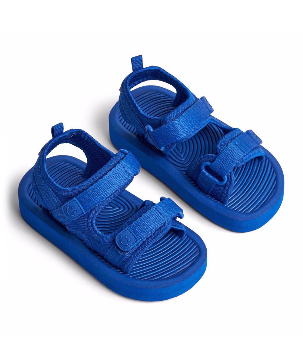 Zola - Reef Blue - Blaue und sportliche Sandalen für Kinder mit einer weichen Schaumstoffsohle.
