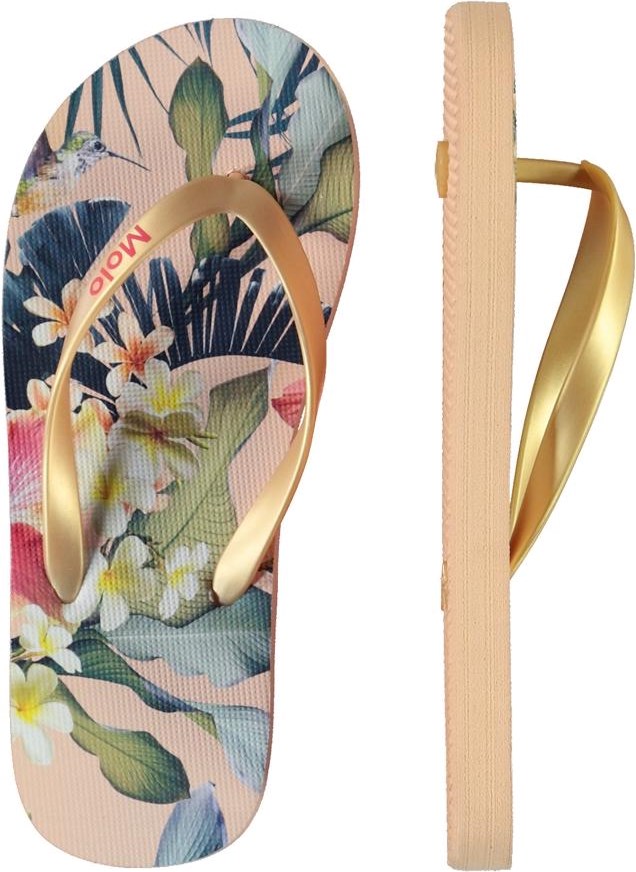 Zeppo - Hawaiian Flowers - Flip flops with floral print 