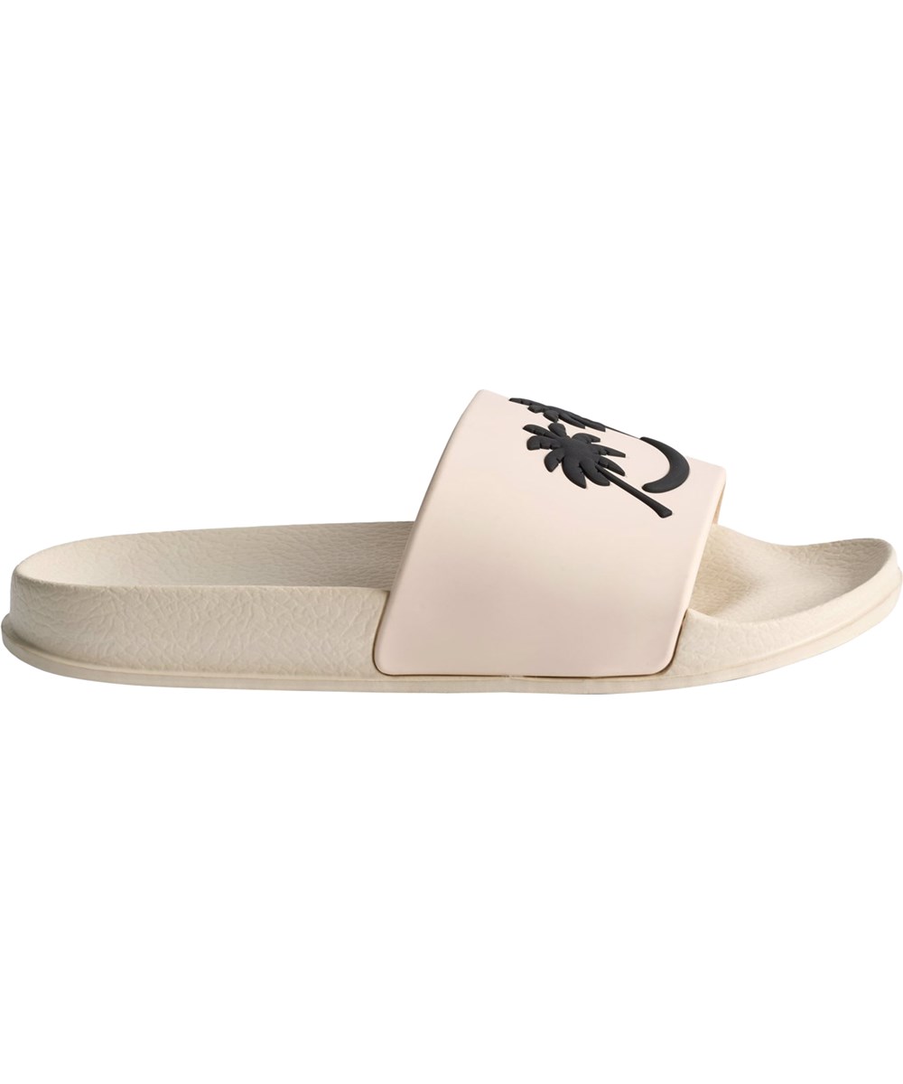 Zhappy - Whitecap - Cream-coloured, water-repellent bath slippers for children.