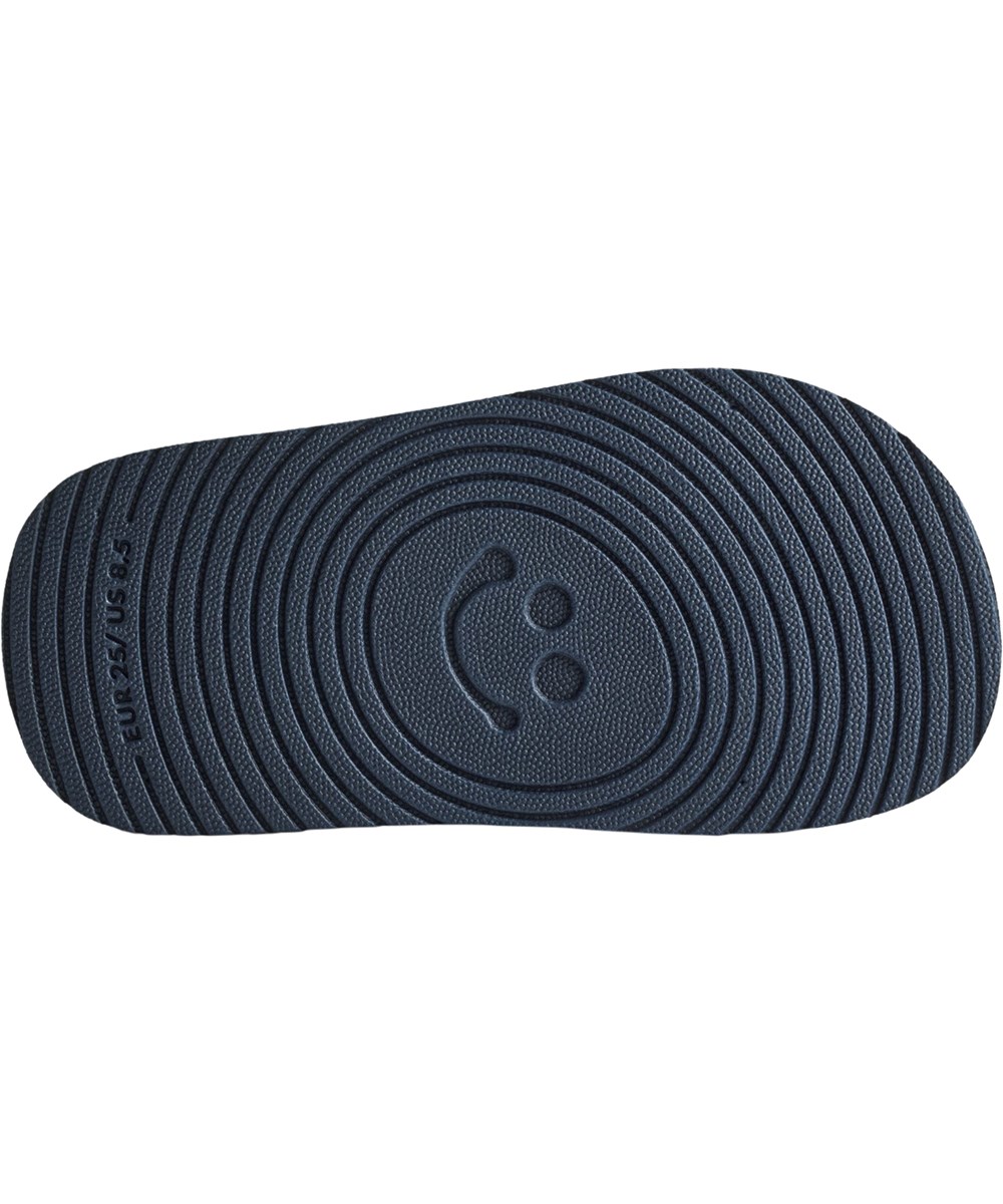 Zola - Blue Tide - Blue, sporty sandals for children with a soft foam sole and Velcro fastening.