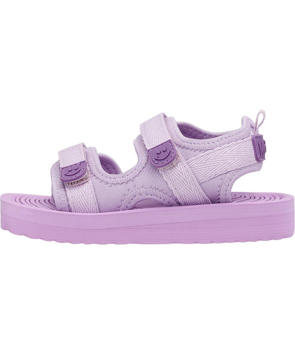 Zola - Lilac Pink - Purple velcro sandals