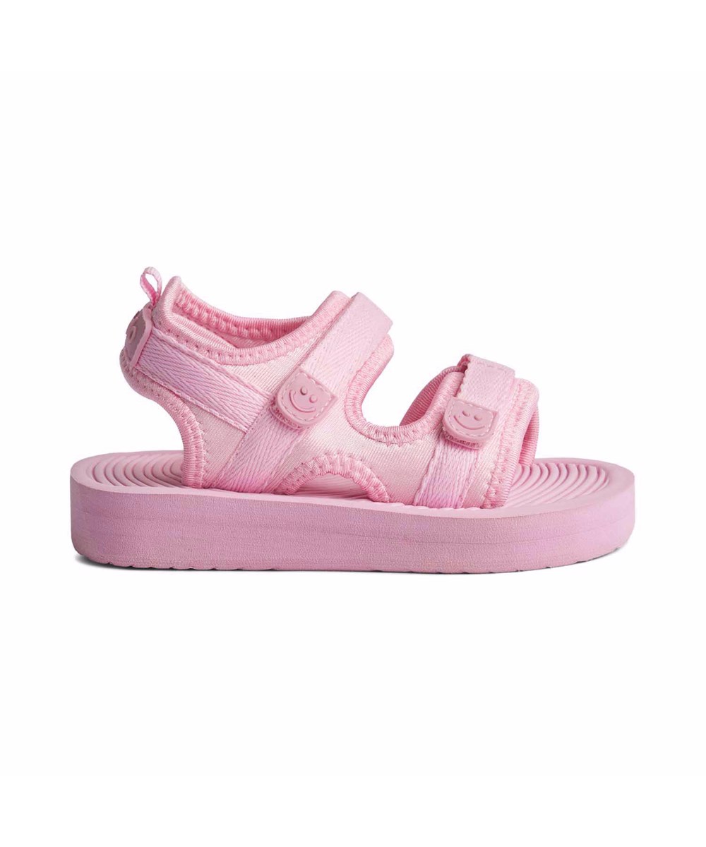Zola - Pink Glace - Pink and sporty sandals for children with a soft foam sole.