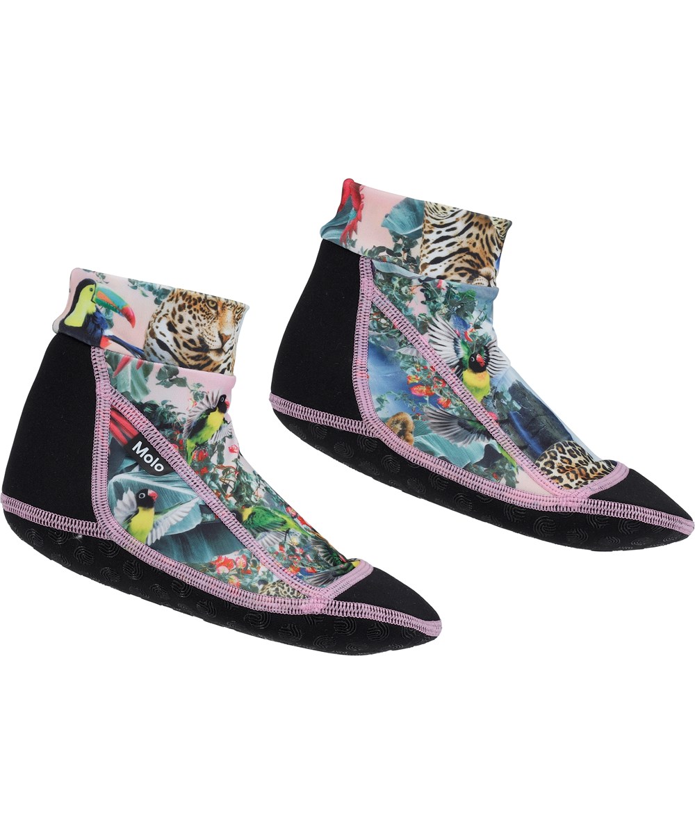 Zabi - Wild Amazon - Neopren badesokker med vilde dyr