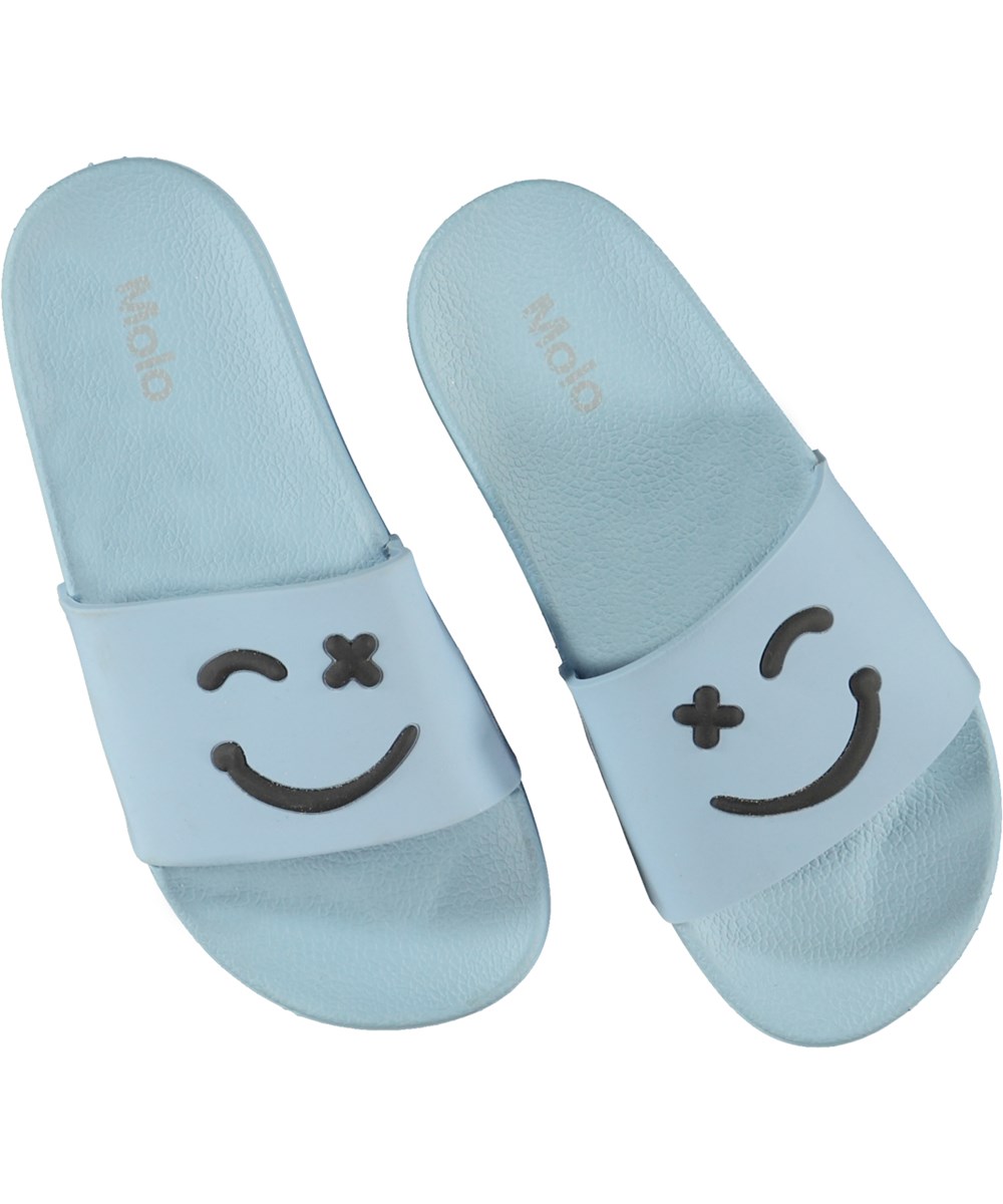 Zhappy - Open Air - Lyseblå  smiley sandaler