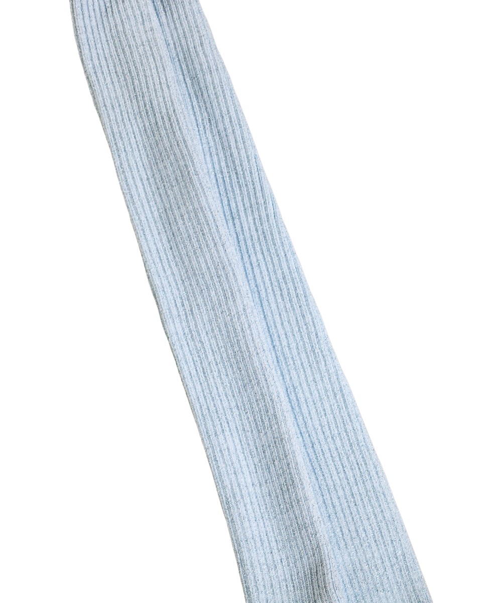 Glitter rib Tights - Morning Sky - Hellblaue Strumpfhosen für Kinder aus Rippstrick und Baumwolle mit Glitzer
