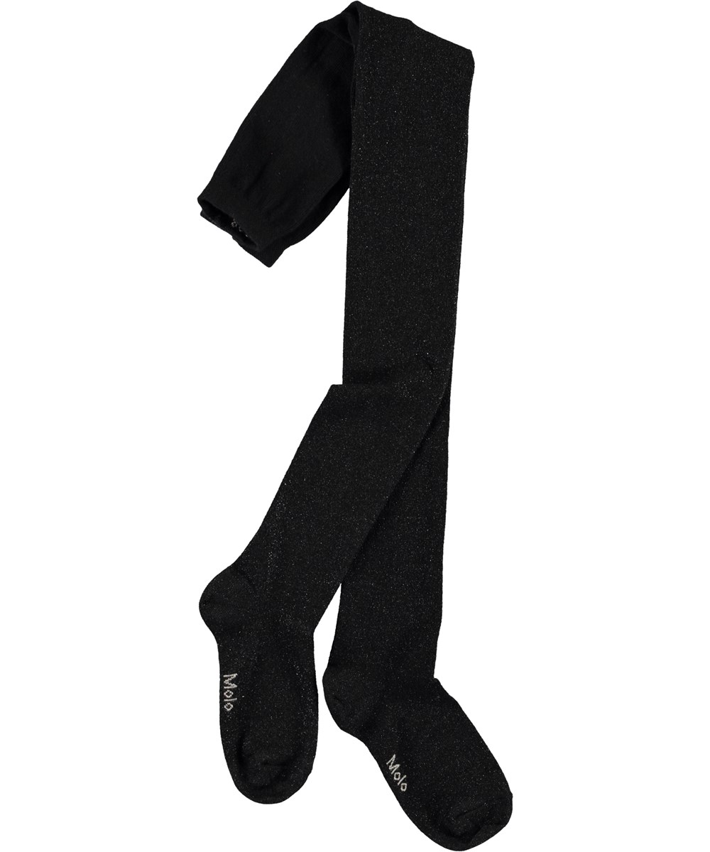 Glitter tights - Black - Schwarze Glimmerstrumpfhose