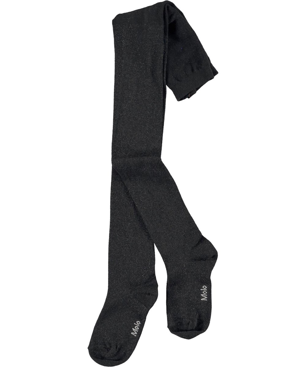 Glitter Tights - Black - Schwarze Strumpfhose mit Glitzer