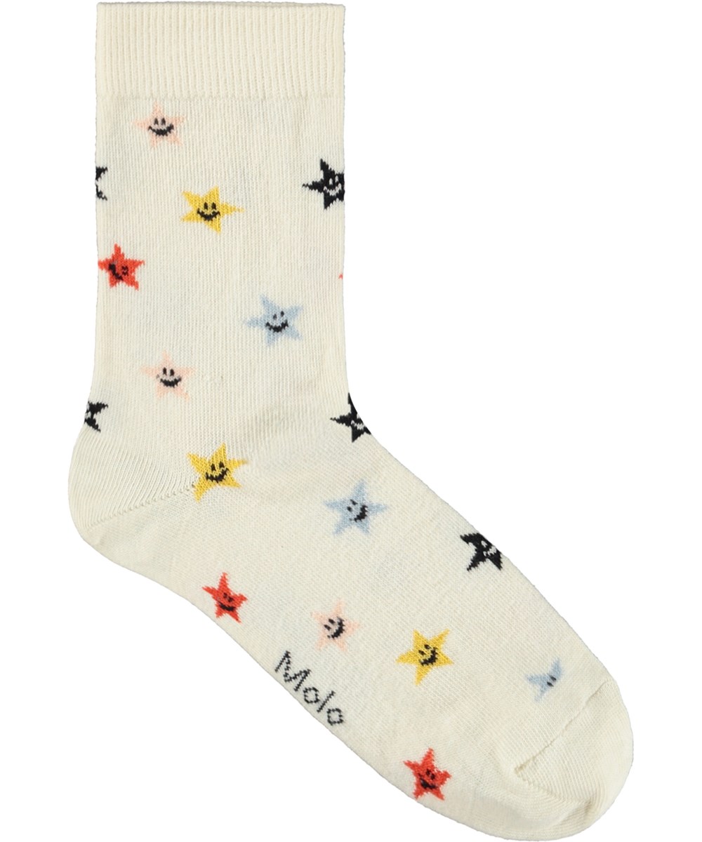 Nomi - Black - 2er-Pack Socken für Kinder mit einem Design.