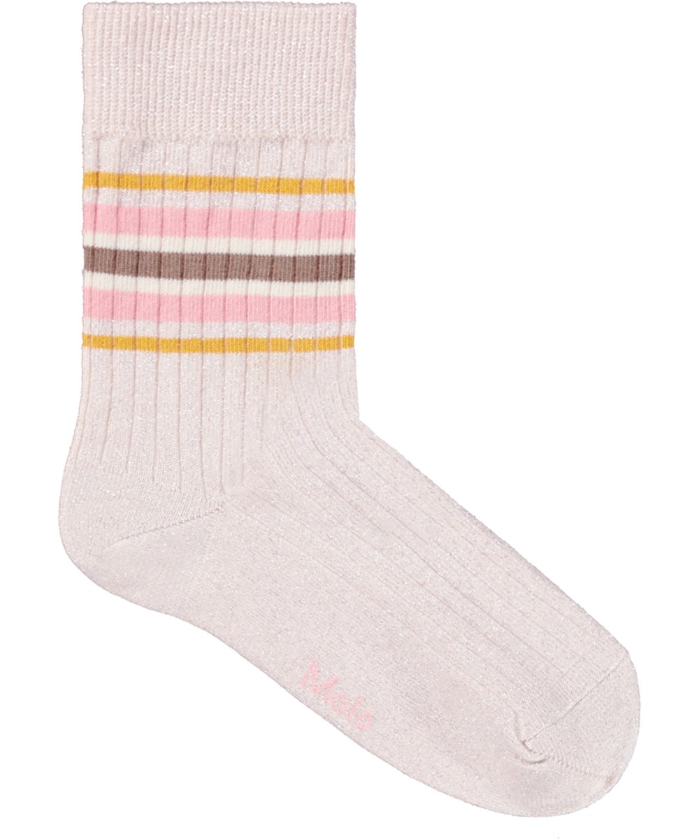 Nomi - Blush - 2er-Pack Socken für Kinder mit einem Design.