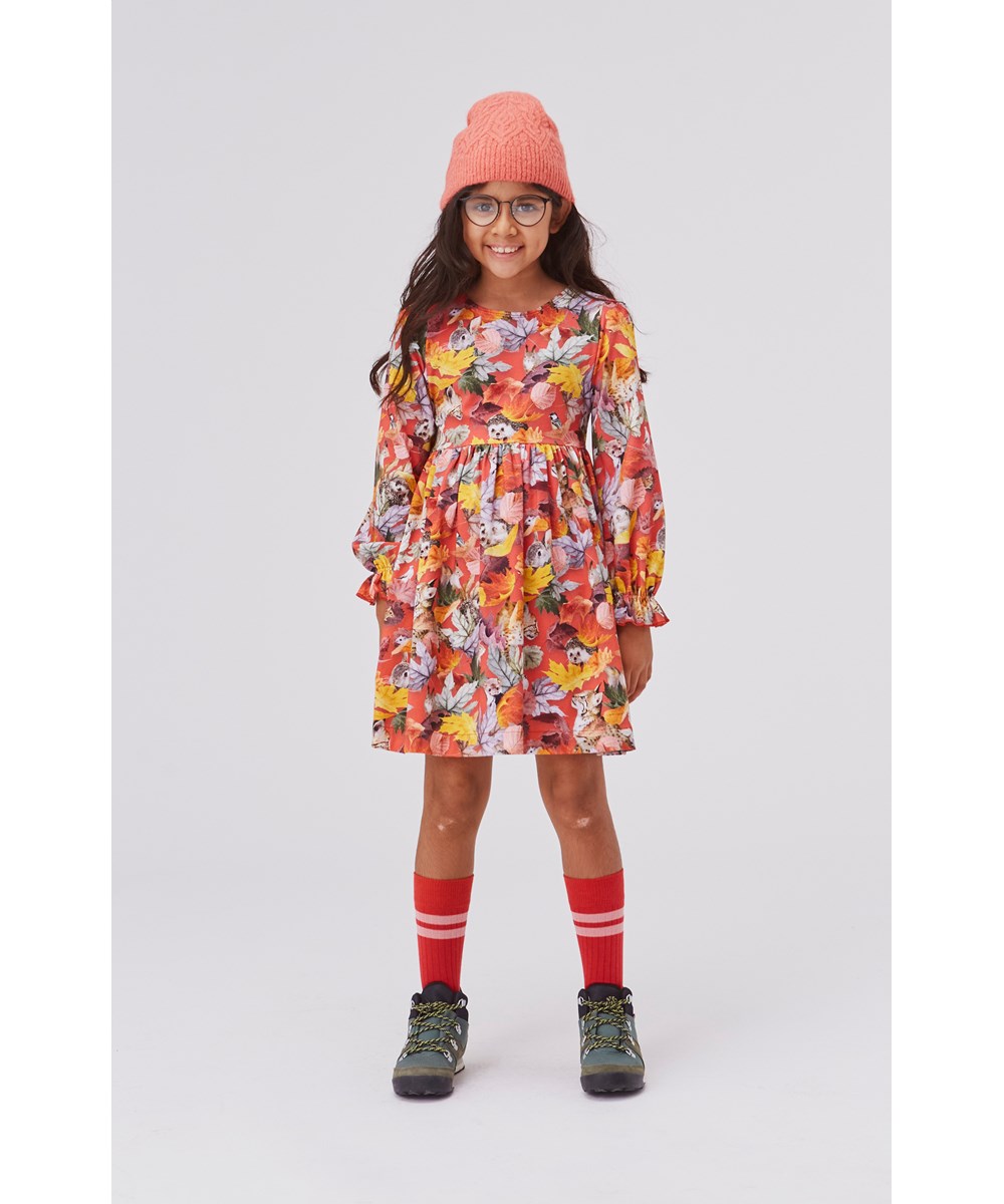 Nomi - Petals - Socken in Rosa mit Smileys und Rot
