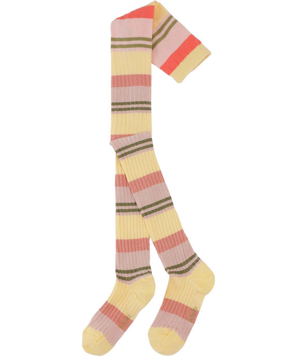 Stripy Tights - Spring Stripe - Gestreifte Strumpfhose aus Ripp