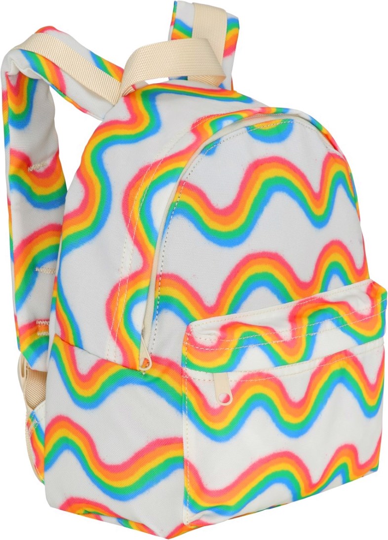 Backpack - Rainbow Mini - Kleiner Rucksack mit Regenbogendruck aus 100 % recyceltem Polyester.