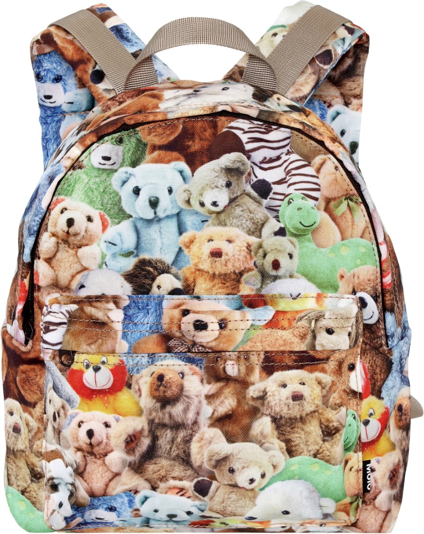 Backpack - Teddy Friends - Mehrfarbiger Rucksack mit Teddybär-Print für abenteuerlustige Kinder im Alter von 3-6 Jahren.