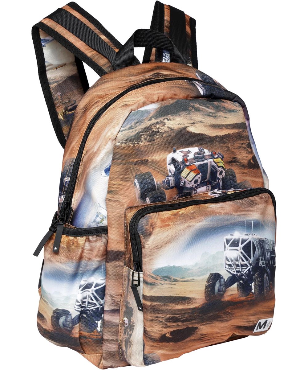 Big Backpack - Mars - Recycelter Rucksack mit Mars-Druck