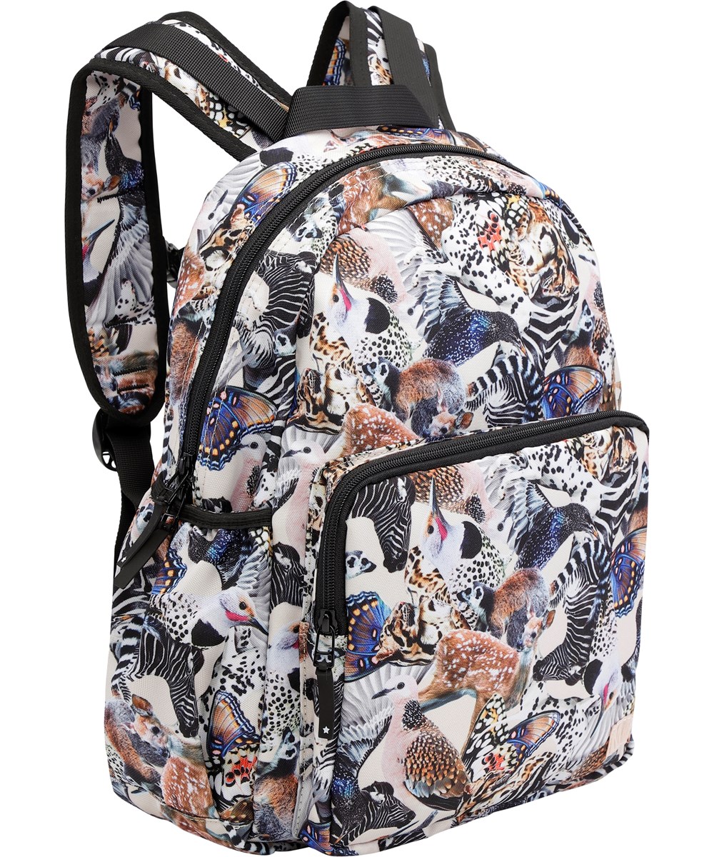 Big Backpack - Twister - Recycelter Rucksack mit Tiere-Druck