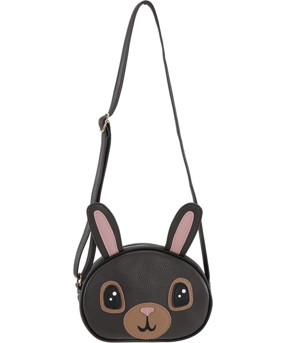 Bunny Bag - Black - Umhängetasche in Schwarz mit Kaninchen