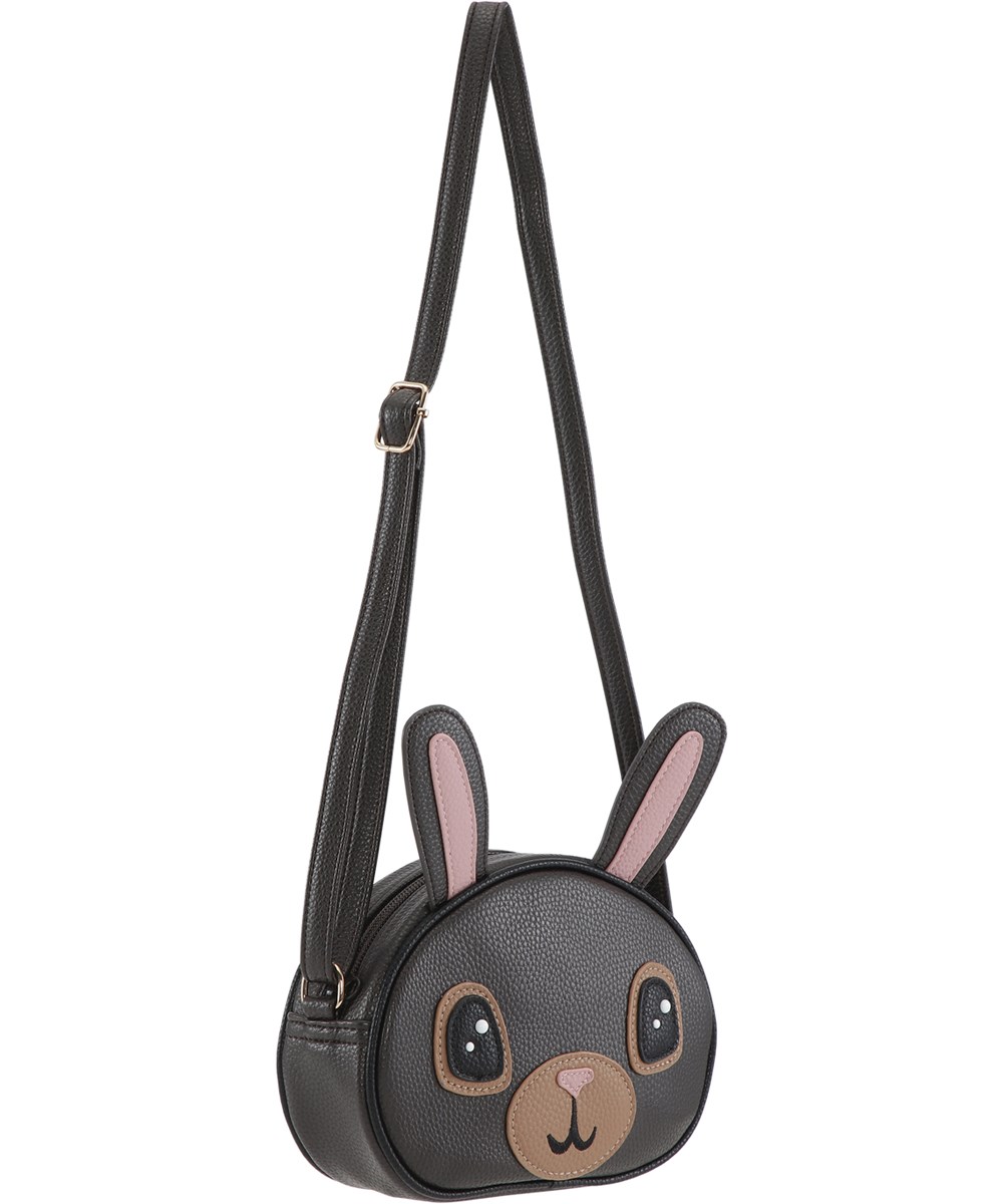 Bunny Bag - Black - Umhängetasche in Schwarz mit Kaninchen