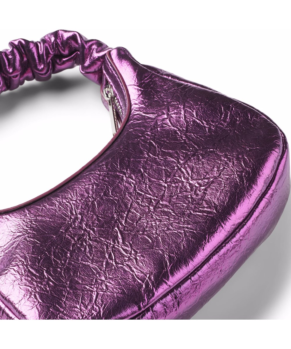 June Bag - Purple Ray - Coole metallische Handtasche für Kinder.