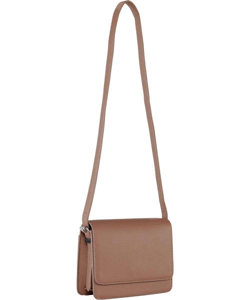 Zoe Bag - Brown Sugar - Verstellbare Umhängetasche in Hellbraun.