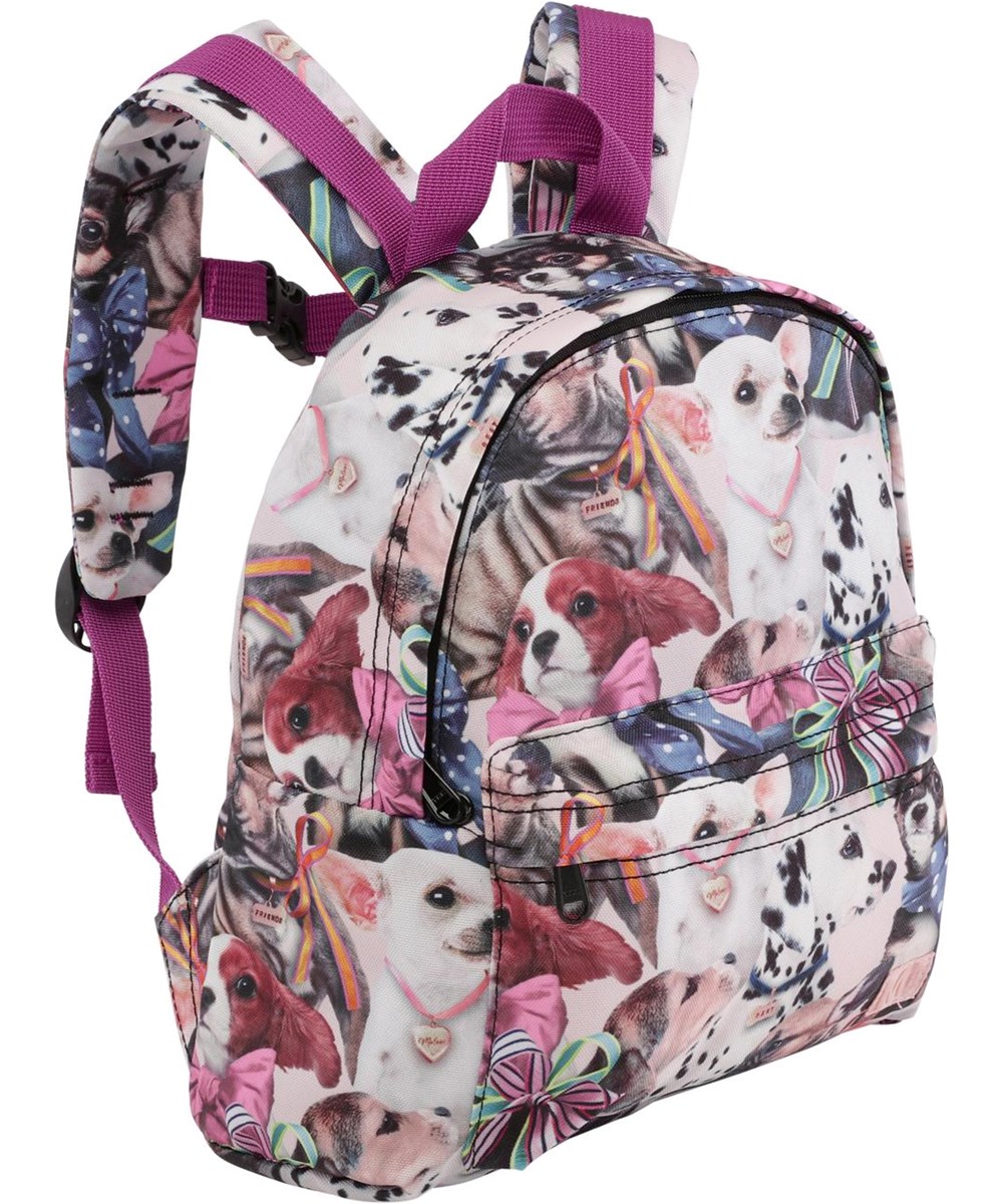 Backpack -  Puppy Love - Recycled rygsæk med hunde print
