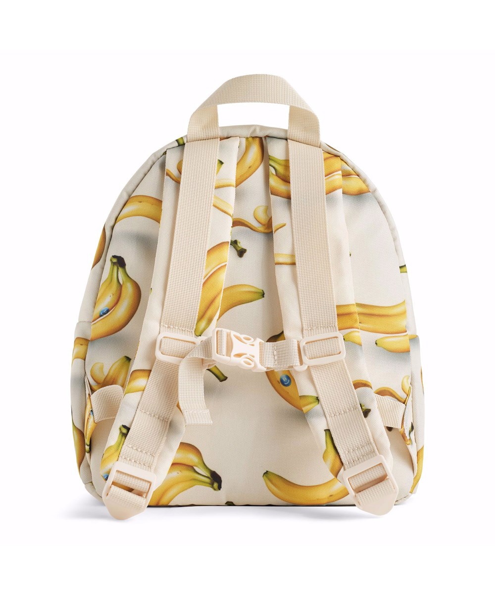 Backpack - Babynanas - Beigefarvet rygsæk med bananprint til børnehavebørn i alderen 3-6 år, 