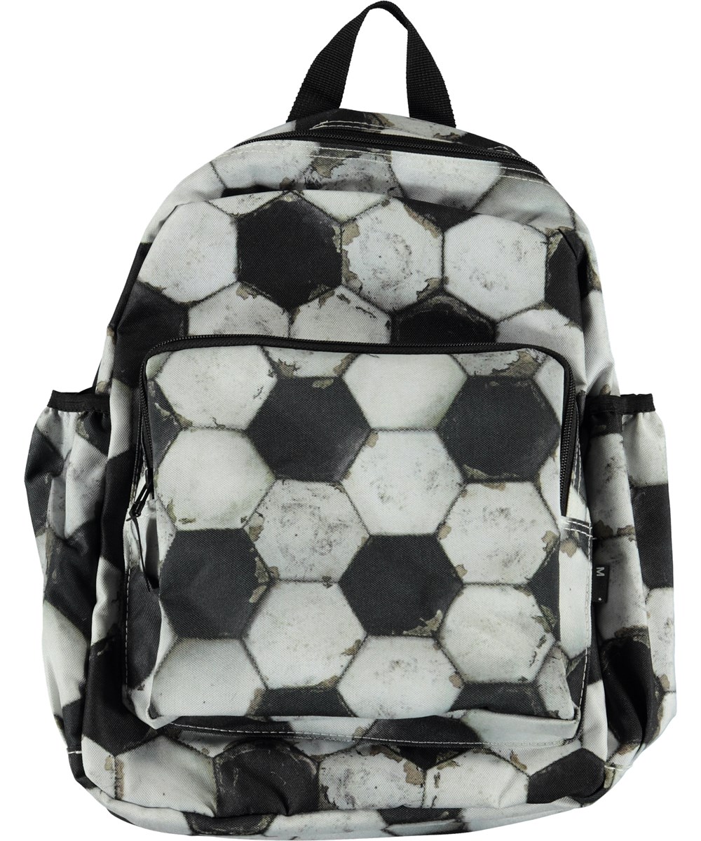 Big Backpack - Football Structure - Rummelig rygsæk med fodboldprint
