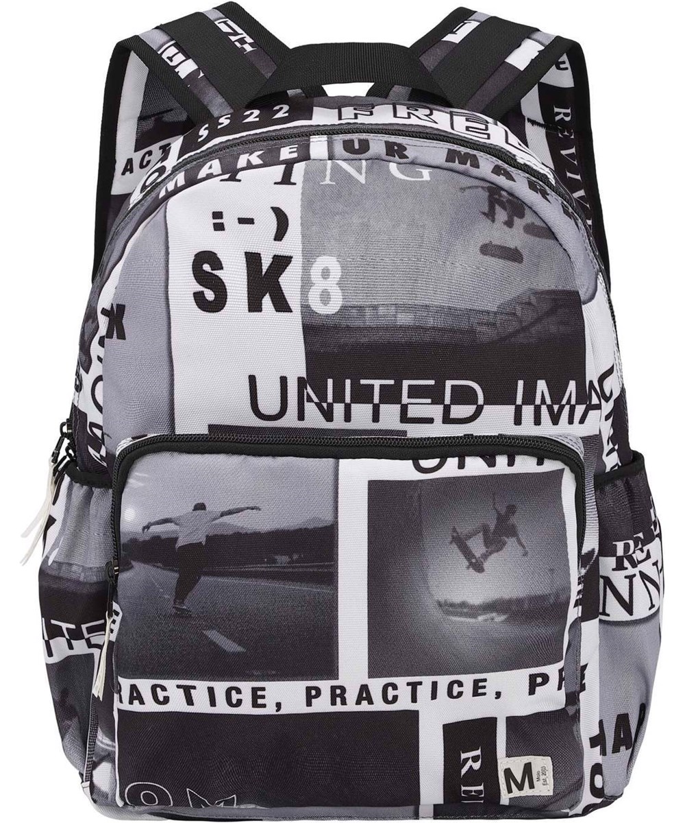 Big Backpack - Sk8 News - Skolerygsæk med skate print