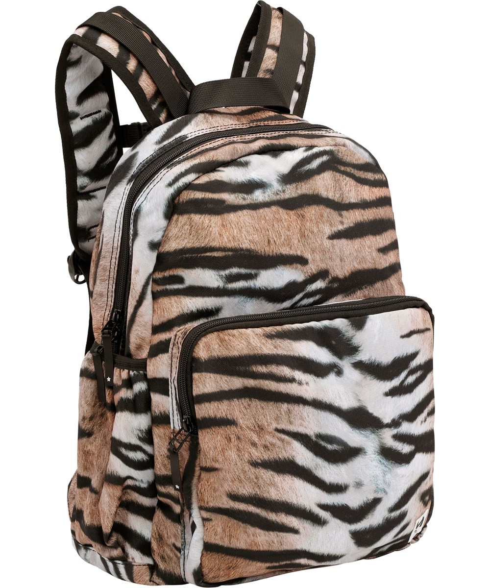 Big Backpack - Wild Tiger - Recycled rygsæk med tiger print