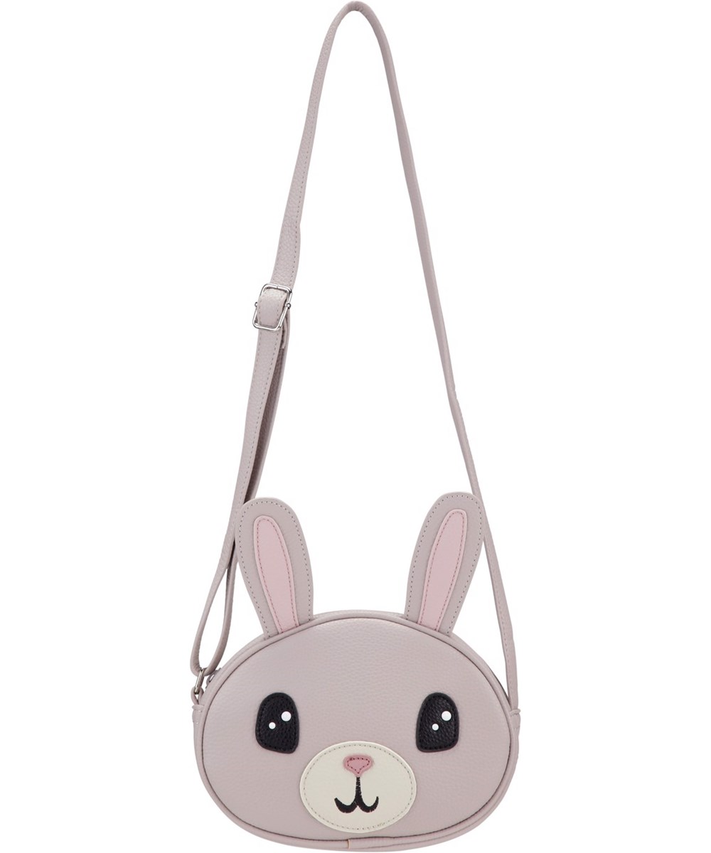 Bunny Bag - Moon - Lysegrå crossbody taske med kanin