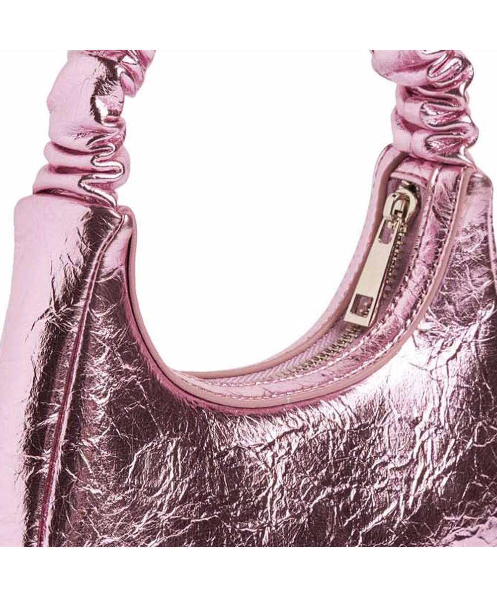 June Bag - Charlotte Pink - Cool metallisk pink håndtaske til børn.