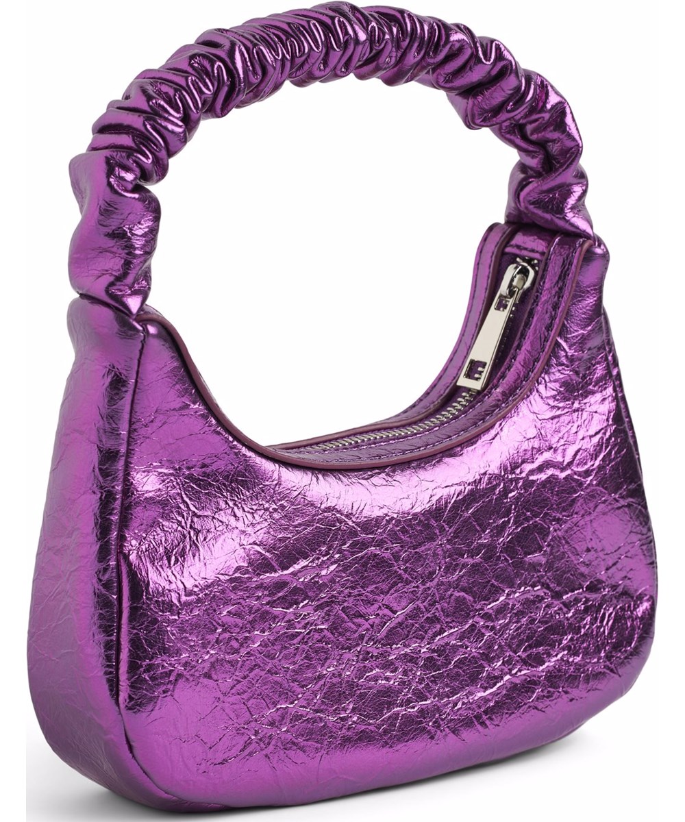 June Bag - Purple Ray - Cool metallisk håndtaske til børn.