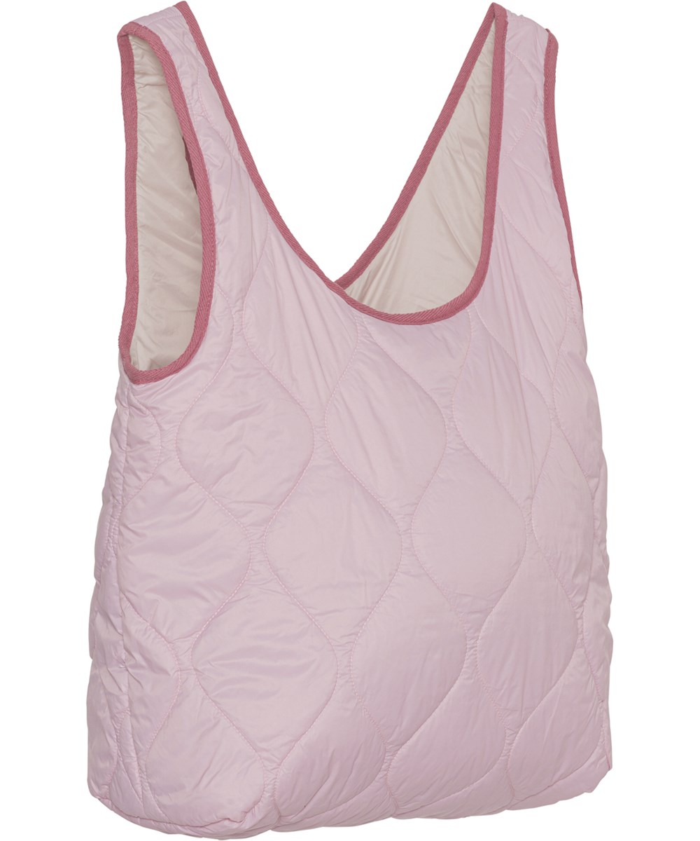 Quilt Sac - Blue Pink - Pink quiltet taske