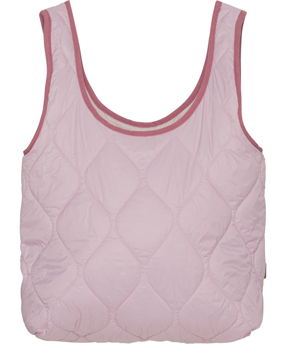 Quilt Sac - Blue Pink - Pink quiltet taske